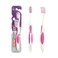 Cleo-Dent 040 Flex Zone Maxi Clean Soft Toothbrush Pink 1 Piece