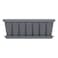 Cosmoplast Cedargrain Rectangular Planter With Tray Grey 30inch