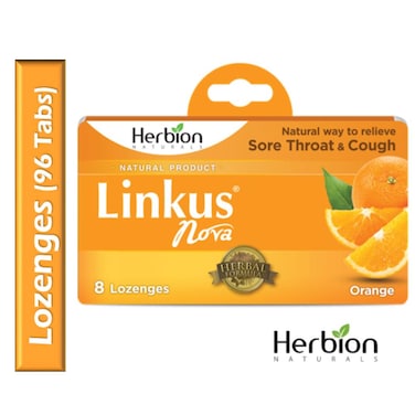 Herbion Naturals Linkus Nova Orange 8s Lozenges
