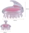 Generic Hair Shampoo Brush Comb Massager Comb Elastic Cleaning Head Scalp Hairbrushes Silicone Plastic Bath Comb