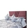 In House Granada Velvet Bed Frame - Queen - 200x140 cm - Dark Pink