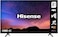 Hisense 65 Inch, 4K UHD, Smart TV, 65A6GTUK, Black (With Dolby Vision HDR, DTS Virtual X, YouTube, Netflix, Freeview Play &amp; Alexa Built-In, Bluetooth &amp; WiFi), 2021