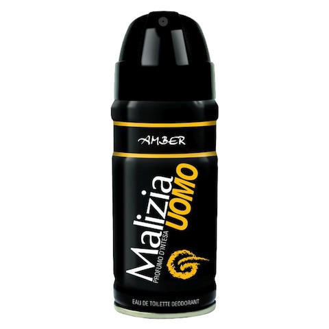 Malizia Uomo Amber Eau De Toilette Spray For Men - 150ml