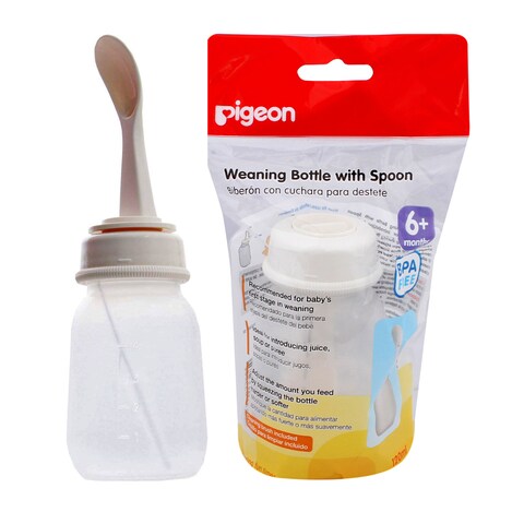 Weaning Bottle Feeding Bottle With Spoon Amazon Baby Food Feeding