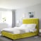 In House Las Palmas Velvet Bed Frame - Queen - 200x140 cm - Gold