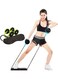 Abdominal Waist Slimming Trainer Exerciser Roller Double Ab Wheel Fitness Equipment Yoga Resistance Pull Rope Home Gym Tool