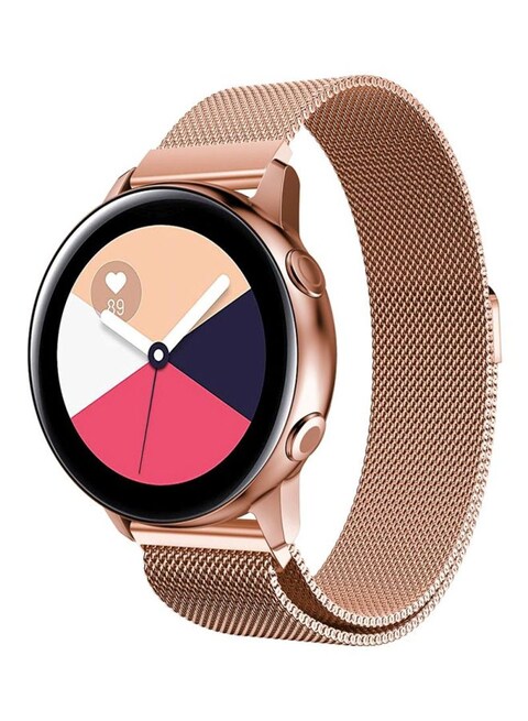 Generic Replacement Strap For Samsung Galaxy Active/Active2 40millimeter Rose Gold