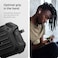 Spigen Tough Armor designed for Airpods 3 case cover (3rd Generation 2021) with Keychain [Extreme Impact Foam] - Black