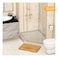 Home Pro Bamboo Bathroom Mat Beige 14.2x21.3x1.2inch
