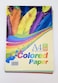 Generic A4 Size 80 GSM Colored Paper (Rainbow Color, 100 Sheets)