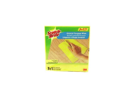 SCOTCH GENERAL PURPOSE WIPE 3+1FREE