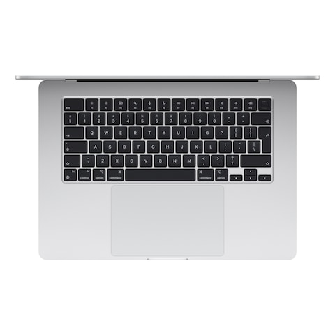 Apple MacBook Air Laptop with 15-Inch Display M3 Processor 8GB RAM 256GB SSD M3 Chip Graphic Card Silver English and Arabic