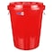 Cosmoplast Drum With Lid Red 50L
