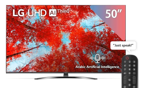 LG 50-inch 4K UHD Smart TV with Built-in Receiver - 50UQ91006LC