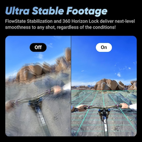 Insta360 X4 - Waterproof 8K 360 Action Camera, 4K Wide-Angle Video, Invisible Selfie Stick Effect, Removable Lens Guards, 135 Min Battery Life, AI Editing, Stabilization, for Sports, Travel, Outdoor
