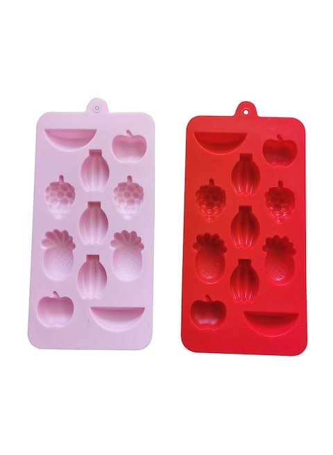 Silicone Forms Silicone Mold Gummy fruit candy Shape Mould Jelly Cake Candy Trays Rubber Chocolate Maker ( 2 Set )