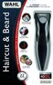 Wahl Haircut &amp; Beard Grooming Kit, Rechargeable Hair Clipper, 12 Comb Attachments, Detachable And Rinsable Blades, 09639-827
