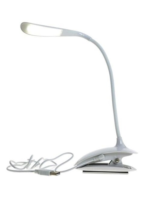 Beauenty - Flexible LED Desk Lamp With Clip White 3x20centimeter