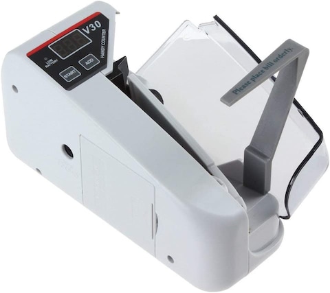Bluelex -V30 Mini Bill Cash Money Currency Counter Machine, Portable Handy Money Cash Bill Counting Machine