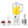 AFRA 3 in 1 BLENDER, BPA Free 1.5L JAR, Chopping &amp; Grinding Mill, 400W Copper Motor, Filter &amp; Strainer, 50-60 Hz, ESMA Approved, AF-0400BLWT, 2 Years Warranty.