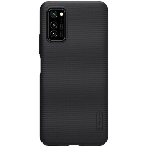 Nillkin Huawei Honor View 30 Case Mobile Cover Super Frosted Shield Hard Phone Cover with Stand Slim Fit  Designed Case for Huawei Honor View 30 / V30 - Black