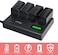 DMK Power 4 Pack NP-F970 (9800mAh) Batteries and 4-Channel Charger Compatible with Sony NP F750, F550, F570 and Sony CCD-SC55, TR516, TR716, TR818, TR910, TR917
