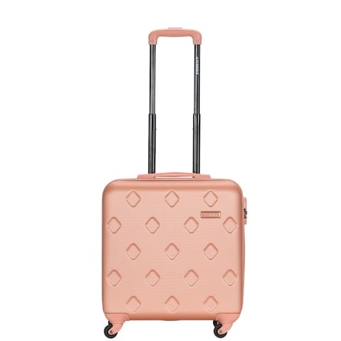 Single Hardside Spinner 4 Wheels Cabin Trolley Luggage With Number Lock 16 Inches