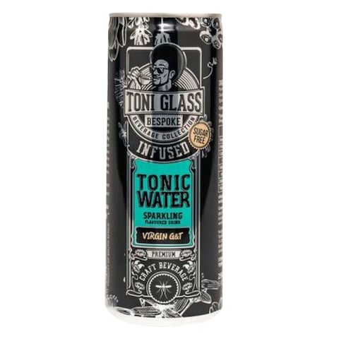 Toni Glass Virgin Gt Tonic Water Sparkling Flavoured Drink 250Ml