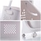U-Hoome Laundry Basket With Wheel Rolling Laundry Sorter 3-Tier Basket Stand With 6 Side Hooks For Kitchen Bathroom Trolley