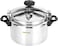 Royalford 9.0 L Aluminum Pressure Cooker- Rf11175 Equipped With Multi-Safety Device And Unique Pressure Indicator Durable Aluminum Alloy Construction With Firm Handles Compatible With Gas Silver
