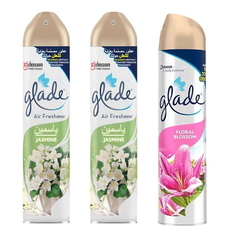 GLADE AF JAS 300ML2+1 FLOR 300M FRE