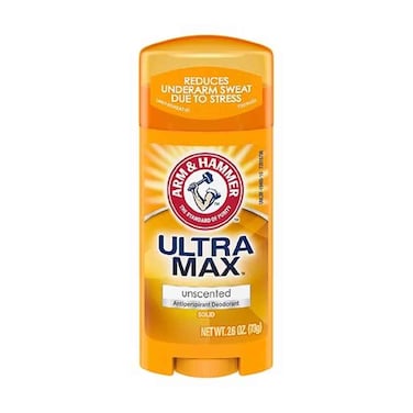 Arm &amp; Hammer, Ultra Max, unscented Antiperspirant Deodorant, Reduces Underarm Due to Stress,73g