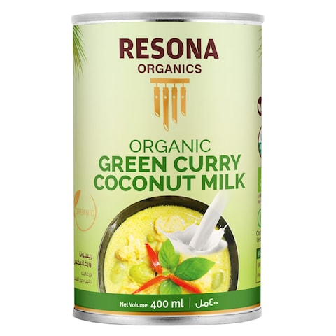 Resona Organics Organic Green Curry Coconut Milk 400ml