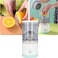 Bhdk Electric Citrus Juicer, Hands-Free Portable USB Charging Powerful Electric Juicer Cordless Fruit Juicer, Multifunctional 1-Button Easy Press Lemon Orange Squeezer Machine For Kitchen