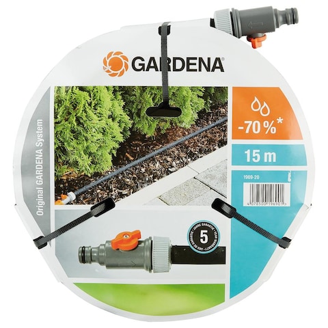 Gardena Soaker Hose (15 m, Black)