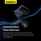 Baseus C-Mic CM10 Smart Unilateral Wireless Headphone for Car, Bluetooth 5.3 Wireless Earbuds for Android &amp; iPhone, Ultra Comfort, Secure Fit, 45-50 hours Playtime Single-Ear Earbud (Black)