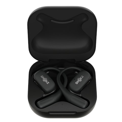 Shokz OpenFit Open-Ear True Wireless Headphones, Black