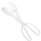 Metaltex Plastic Salad Tongs with Servers Primavera-White