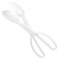 Metaltex Plastic Salad Tongs with Servers Primavera-White