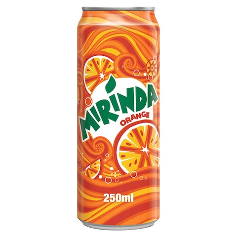 MIRINDA CARBONATED SOFT DRINK ORANGE  250ML