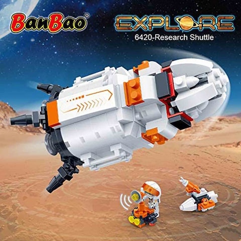 Banbao Explore Rocket Construction Set 6420 White Pack of 256