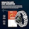Bluetooth Calls Voice Chat with Heart Rate/Sleep Monitor Fitness Tracker, Men's Smart Watch for Android iOS, 1.3 Full Touch Screen IP67 Waterproof Silver
