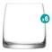 Lucaris Serene Rock Glass Clear 285ml Set of 6