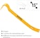 DENZEL Molding Bar Flat Wonder Bar 15-inch X 1-3/8-inch X 1/3-inch (7725255)