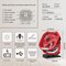 STARGOLD Rechargeable Clip Fan 8 Inch 6.6w AC/DC With LED Light