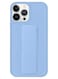 Zolo Finger Grip Holder and standing cover with Car Magnetic Multi-function Shockproof Protective Case Cover For iphone 14 Pro Light Blue