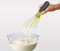 Joseph Joseph 10539 Twist Whisk- Flat Whisk And Balloon Whisk- Suitable For Non-Stick Cookware, Silicone, Grey/Green