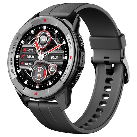 Mibro Watch X1 Fitness Tracker with Heart Rate Monitor, IP68 Waterproof Smartwatch with Sleep Monitor, Step Counter, Touch Screen, Fitness Watch Black