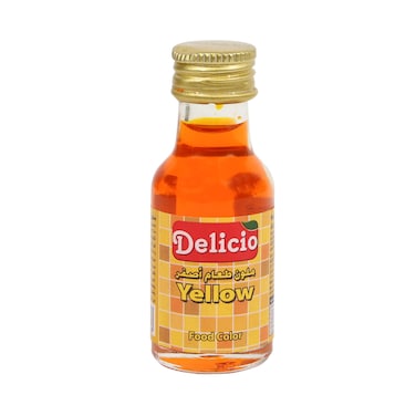 ديليسيو ملون طعام أصفر 28مل