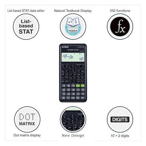Casio FX-82ES Plus Second Edition Scientific Calculator